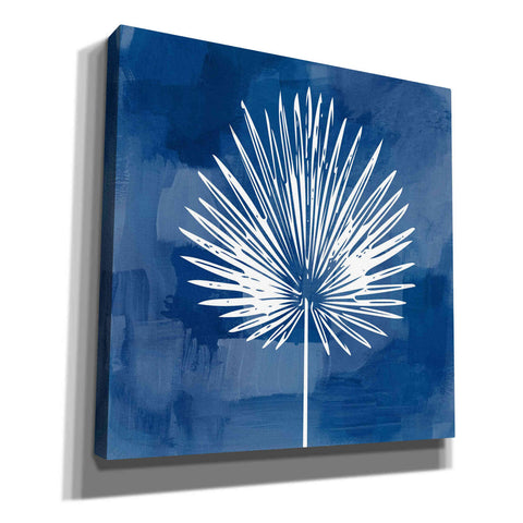 Image of 'Painted Sky Palm Leaf' by Linda Woods, Canvas Wall Art