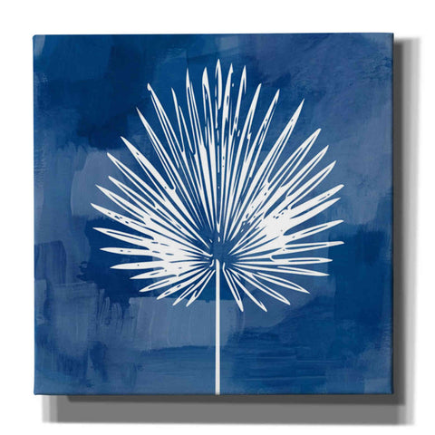 Image of 'Painted Sky Palm Leaf' by Linda Woods, Canvas Wall Art