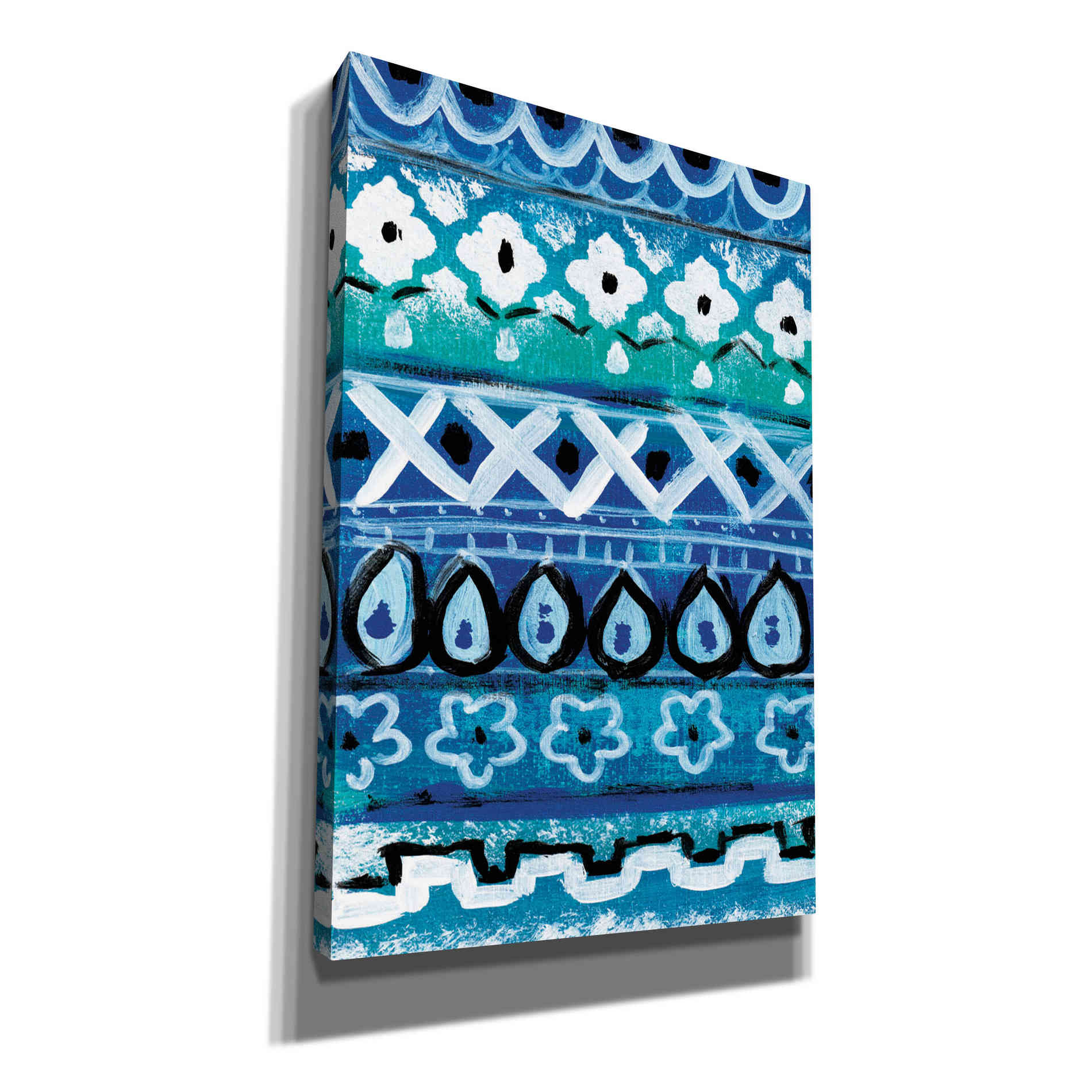 'Pattern Painting V' by Linda Woods, Canvas Wall Art