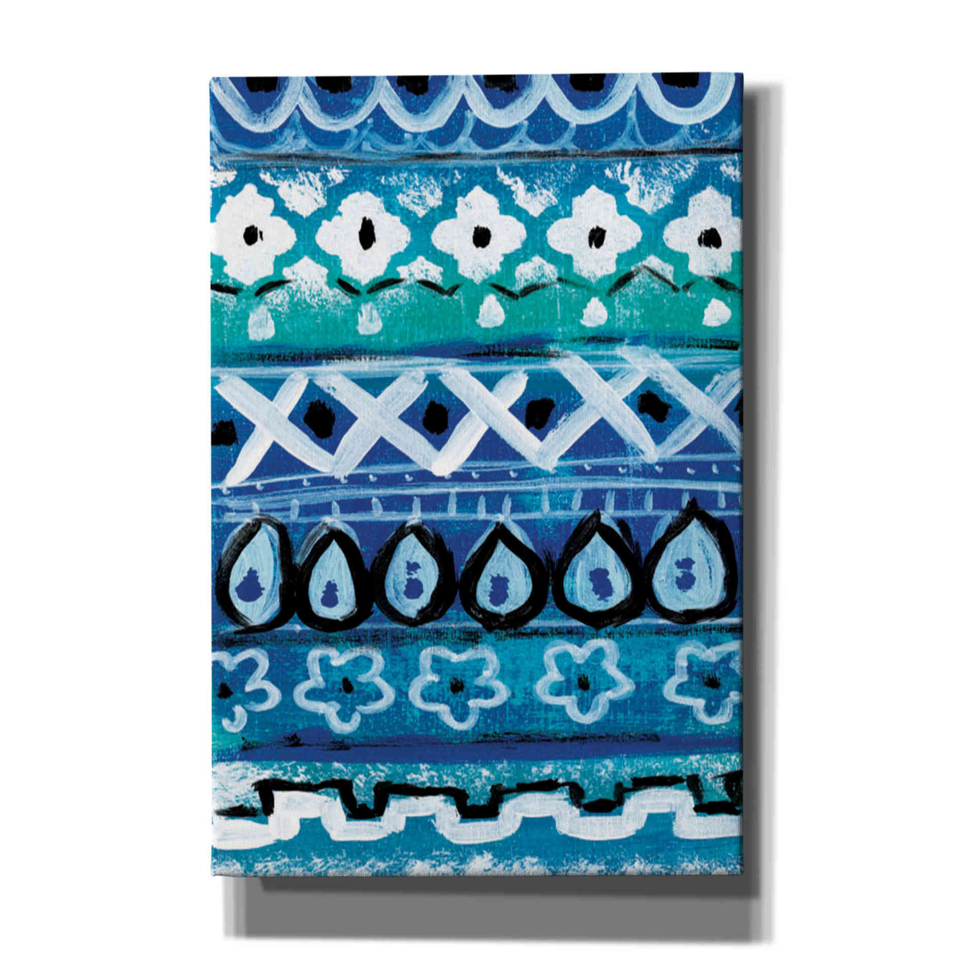 'Pattern Painting V' by Linda Woods, Canvas Wall Art
