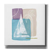 'Sailboat and Palm' by Linda Woods, Canvas Wall Art