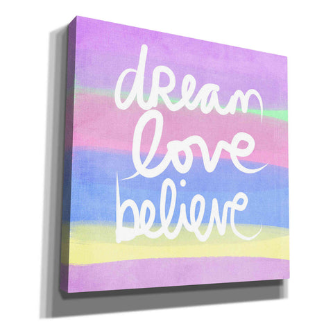 Image of 'Unicorn Stripe Dream' by Linda Woods, Canvas Wall Art