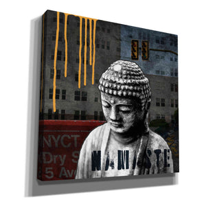 'Urban Buddha III' by Linda Woods, Canvas Wall Art