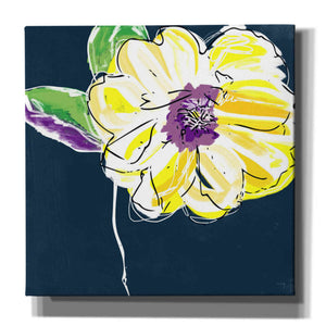 'Yellow Rose' by Linda Woods, Canvas Wall Art