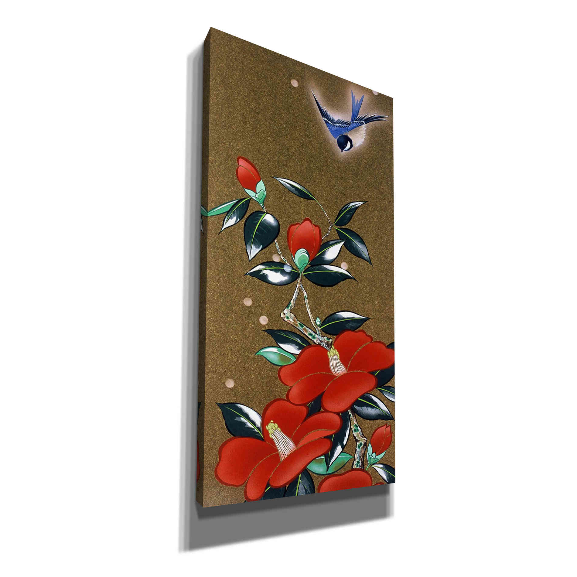 'Camellia R' by Zigen Tanabe, Giclee Canvas Wall Art
