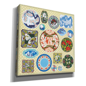 'Japanese Antique Plates' by Zigen Tanabe, Giclee Canvas Wall Art