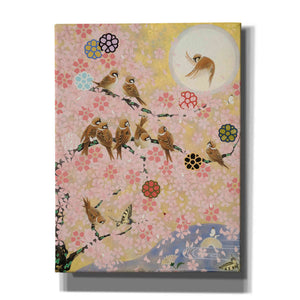 'Jolly Sparrows' by Zigen Tanabe, Giclee Canvas Wall Art